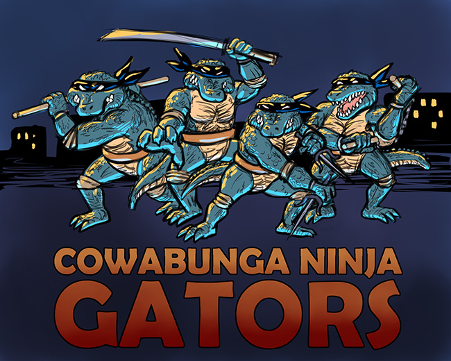 Cowabunga Ninja Gators