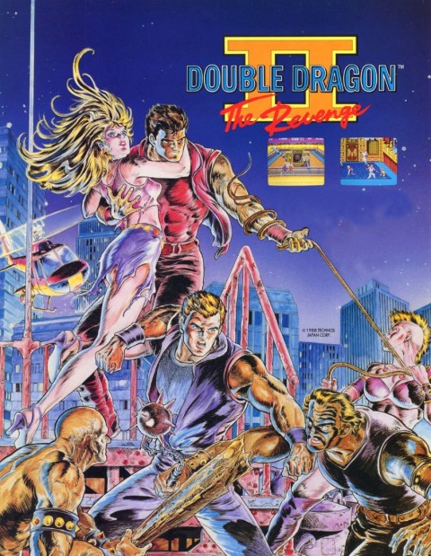 Double Dragon II: The Revenge arcade flyer