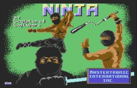 Ninja C64 1986 Mastertronics Title Screen