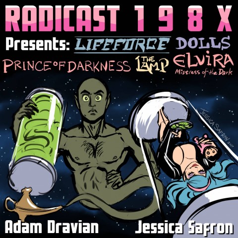 Radicast 198X Halloween Special art by Jessica Safron