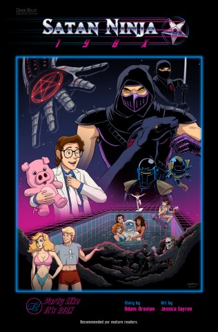 Satan Ninja 198X Issue 2 Cover